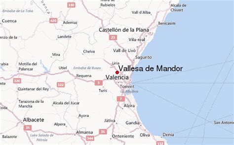 Vallesa de Mandor Map